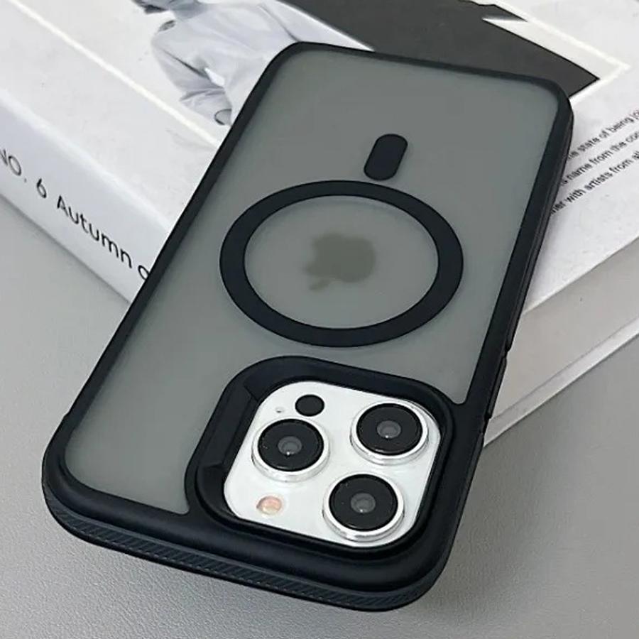 Luxury Magnetic Color Matte Translucent Armor Shockproof Case For iPhone 16 13 15 14 12 11 Pro Max Magsafe Wireless Charge Cover