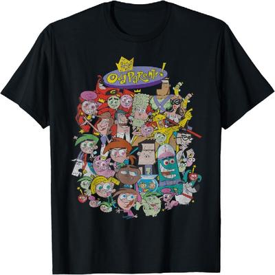 Nickelodeon Párty z pohádky Tričko s postavami Tričko
