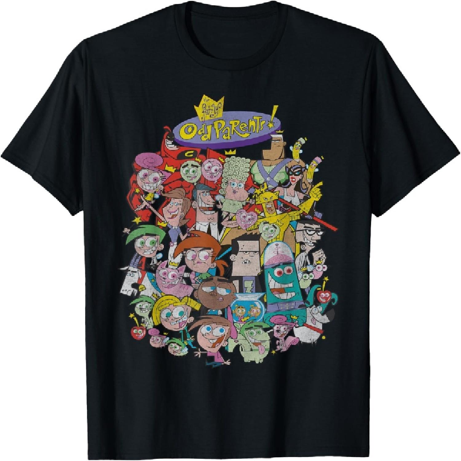 Nickelodeon The Fairly OddParents Total Character T-Shirt T-Shirt XXXXXL разноцветный