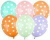 Polka Dot Balloons, Mix, 5 Pcs