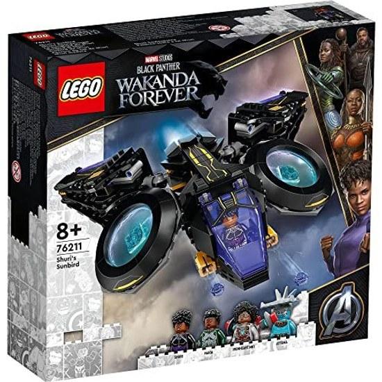 LEGO Super Heroes Marvel Shuris Sunbird 76211 Toy Block Gift Superhero Comic Vehicle Boys Aged 8 Up