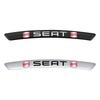 4 stuks Aluminium Auto Wielnaaf Badge Sticker Band Velg Decor Decal voor Seat Leon Alhambra FR Altea Ibiza Toledo Cordoba Arona 5 6 MII