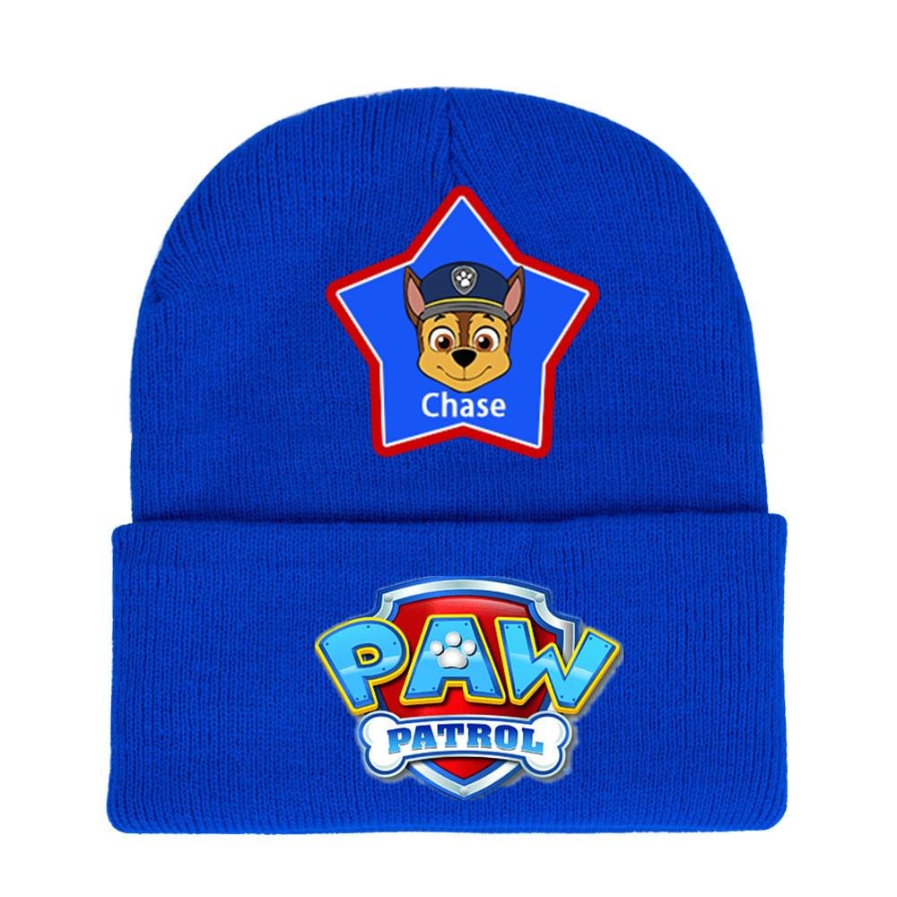 Paw Patrol Knit Beanie Acrylic Warm Windproof Winter Hat For Kids Cartoon Character Fans