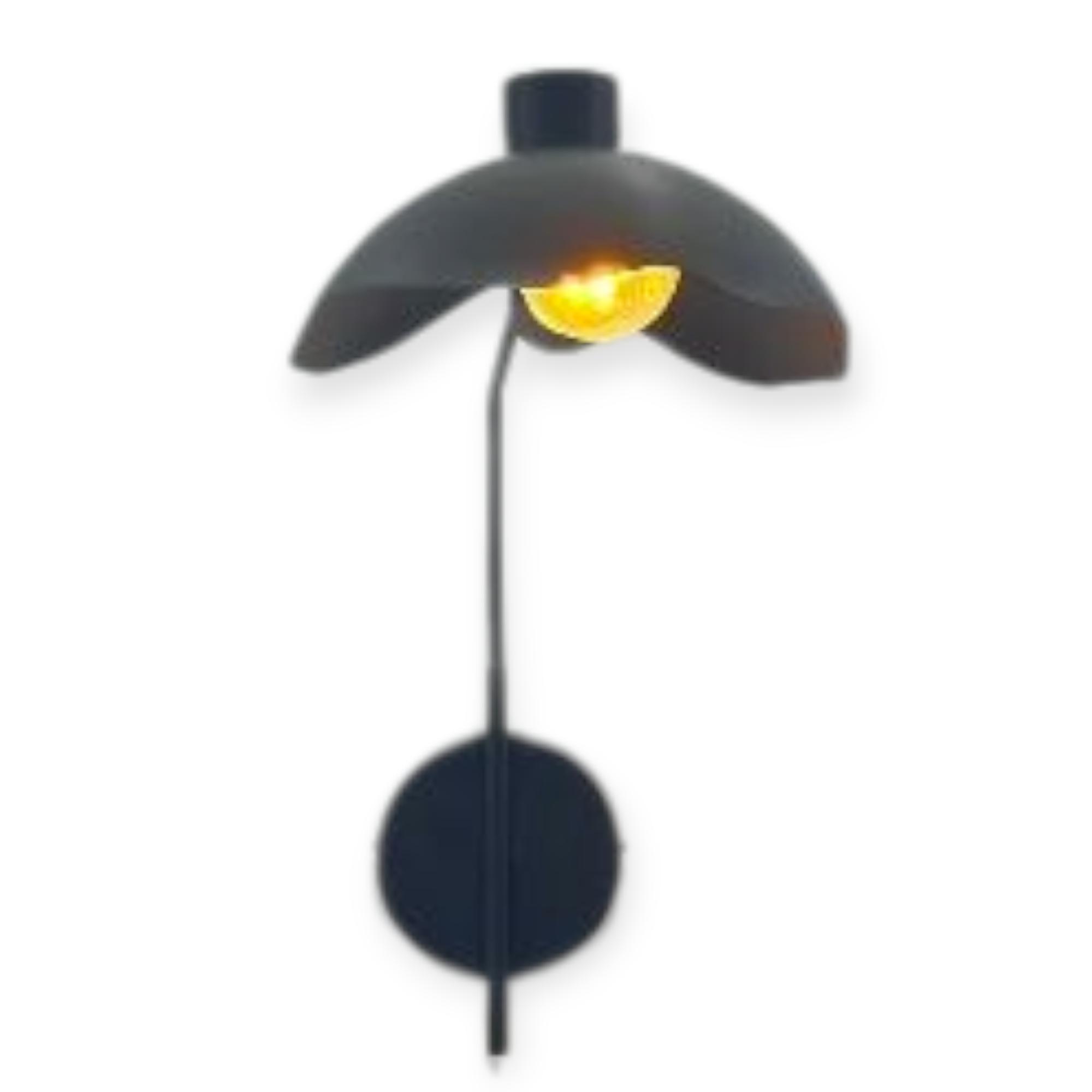 

Modern Black Wall Sconce Adjustable Single Shade Swing Arm Light Mid Century Wall Lamp Minimalist Bedroom Living Room Lighting Wall Decor M