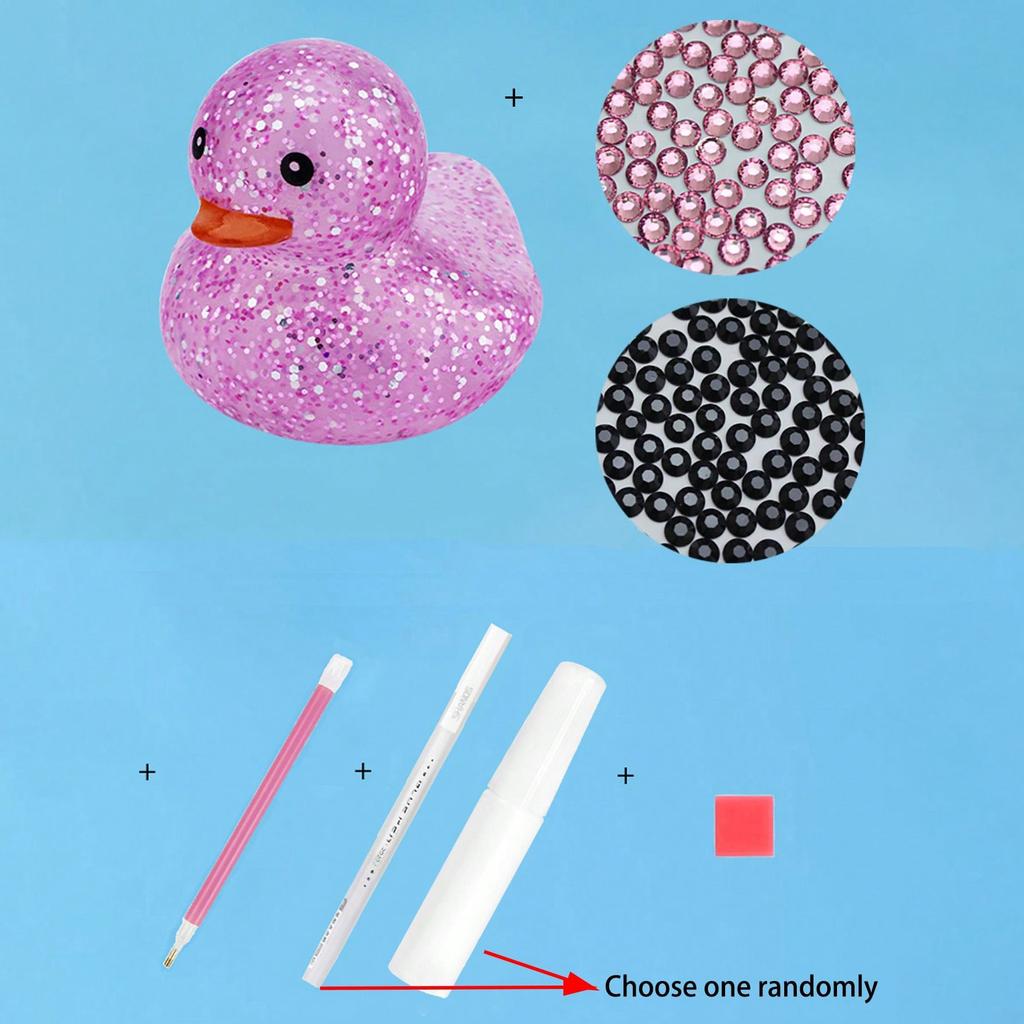 DIY Diamond Tool Duck, Fun Multi-color Handicrafts, Glue Pens, Handmade Decorations