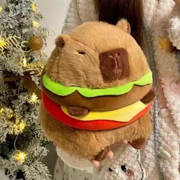 New Capybara Snot Retractable Plush Doll Toy - Cute and Ugly Birthday Gift