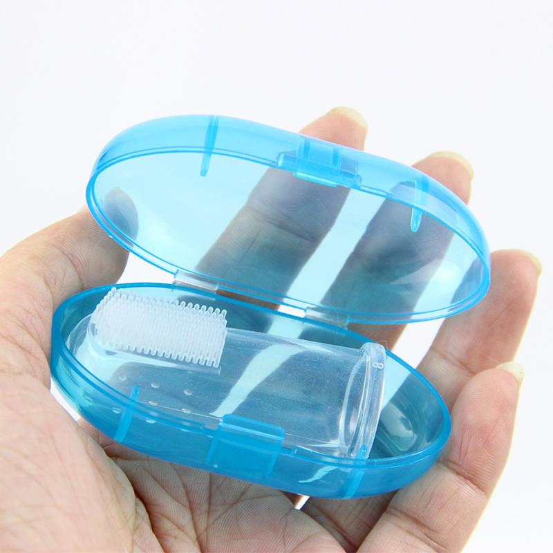 Finger Baby Brush Teeth Silicone Toothbrush Cover Oem Finger Toothbrush for Baby