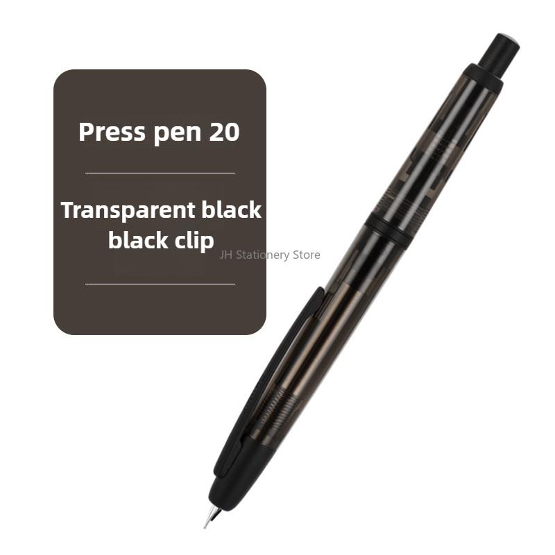 

JINHAO 20 Press Fountain Pen PK 10 A1 Retractable Plastic With Clip EF/F Nib Writing Ink Converter Stationery School Supplies EF
