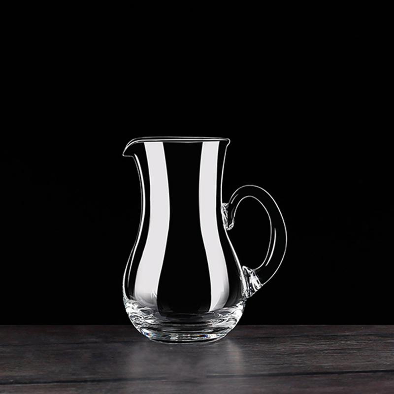 10oz 300ml Household Baijiu Dispenser Foreign Wine Jug Transparent Retro Water Dispenser Glass Wine Decanter Restaurant Utensils
