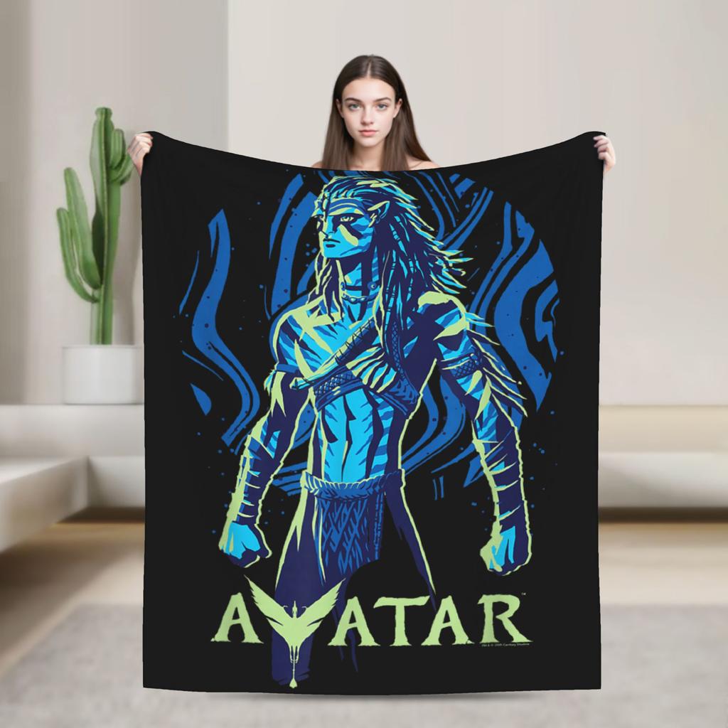 A-Avatars Fire and Ash Kiri Woodsprites Fashion Blanket Flannel Novelty Breathable Throw Fashion Blankets for Bed Sofa Spring/Autumn Couch
