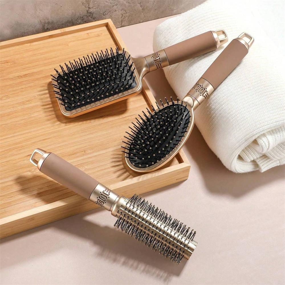 Straight Smooth Paddle Hair Brush Large Hairdressing All Hair Type Hairbrush Styling Comb for Women Men