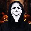 Scream Ghost Face Mask Official Movie Horror Mask for Halloween Cosplay & Costumes Scary Adult Killer Mask Prop