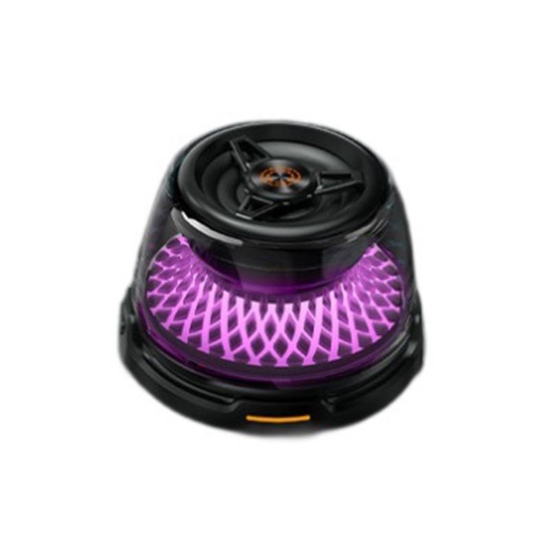 15W Magnetic Wireless Charger with LED Mood Light and Bluetooth-compatible Speaker Function for Home Office Travel