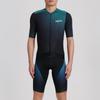 Men's Short Sleeve Cycling Jersey Summer Quick Drying Wear-resistant Breathable Gradient Bicycle Jersey Road Bike Shirts