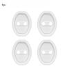 Set da 4 Pezzi Fibbia di Blocco Portiera Auto Pad Protettivo, Guarnizione Ammortizzante per Portiera Auto, Copertura Protettiva Blocco Portiera, Adesivo Anti-collisione Chiuso