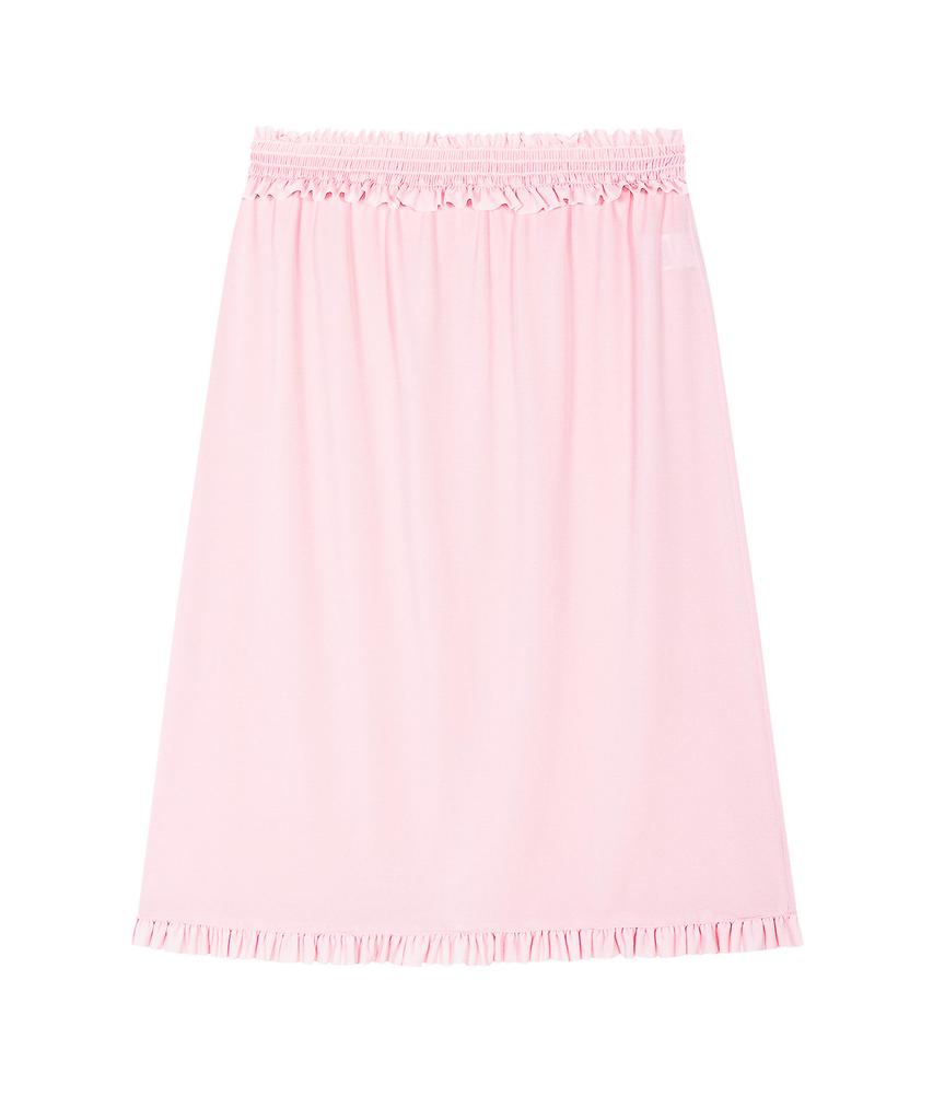 Pabpeljeu Overlace Layered Skirt [Pink]