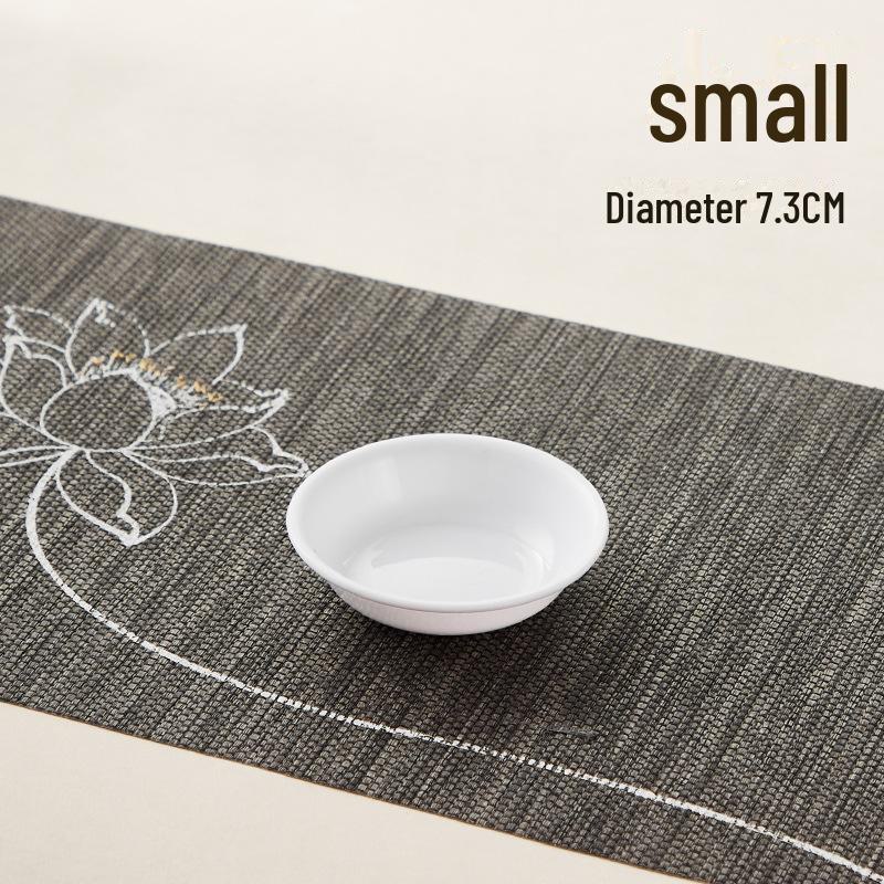 "Children's White Plastic Painting Palette: Plum-Shaped Acrylic & Watercolor Tray"