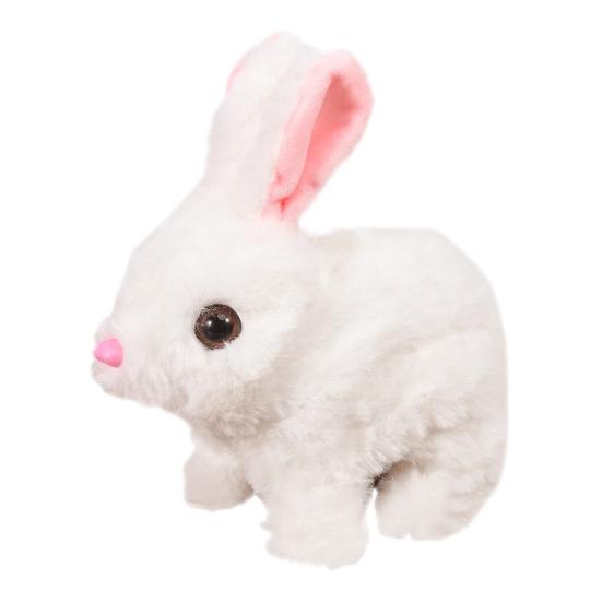 1 Set Kids Electronic Plush Dog Toy Walking Interactive Puppy Rabbit Cat Plushie Toy Toddlers Boys Girls Educational Simulation Animal Toy