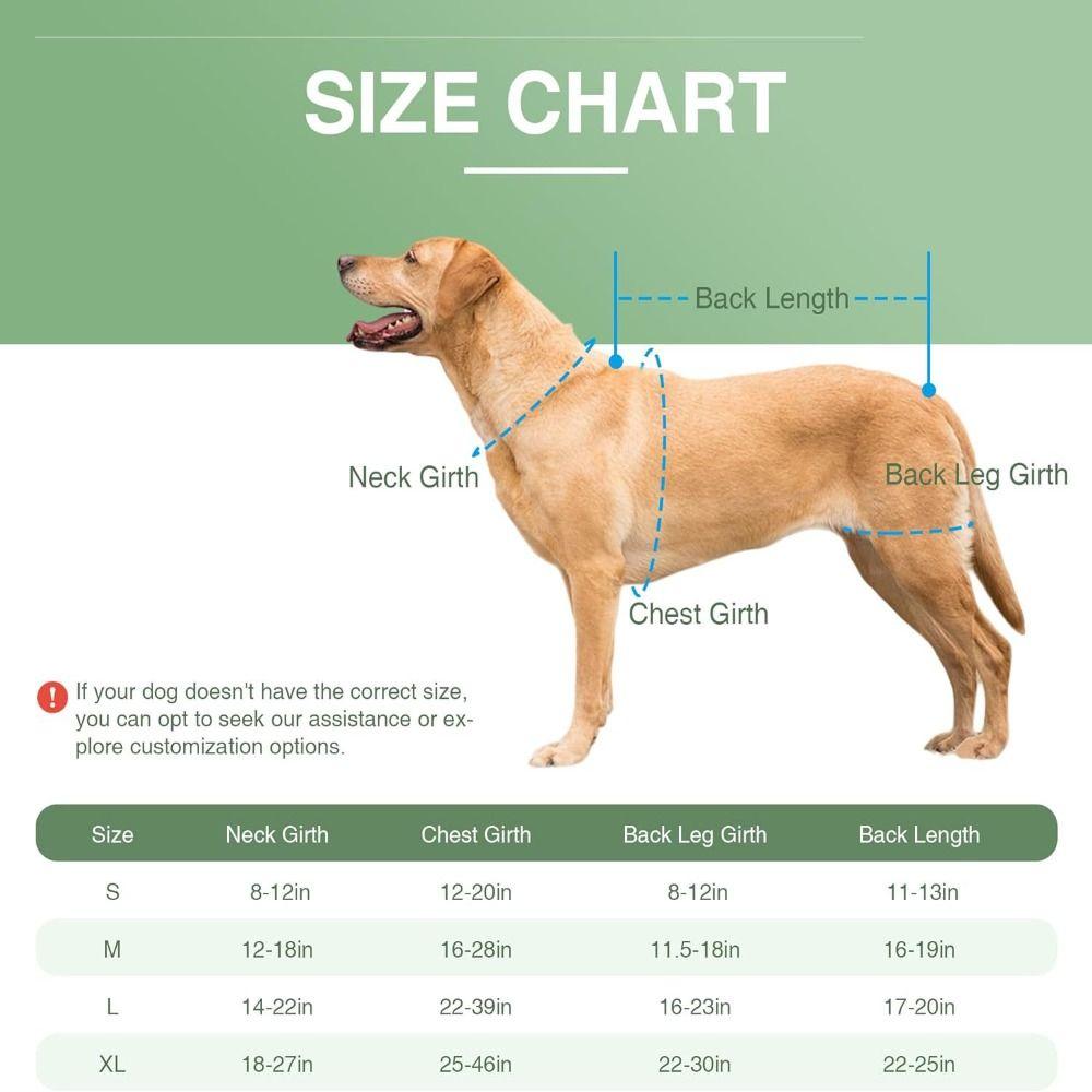 Breathable Pet Spinal Brace Vest Comfortable Dog Support Harness Dog Back Brace Home Use