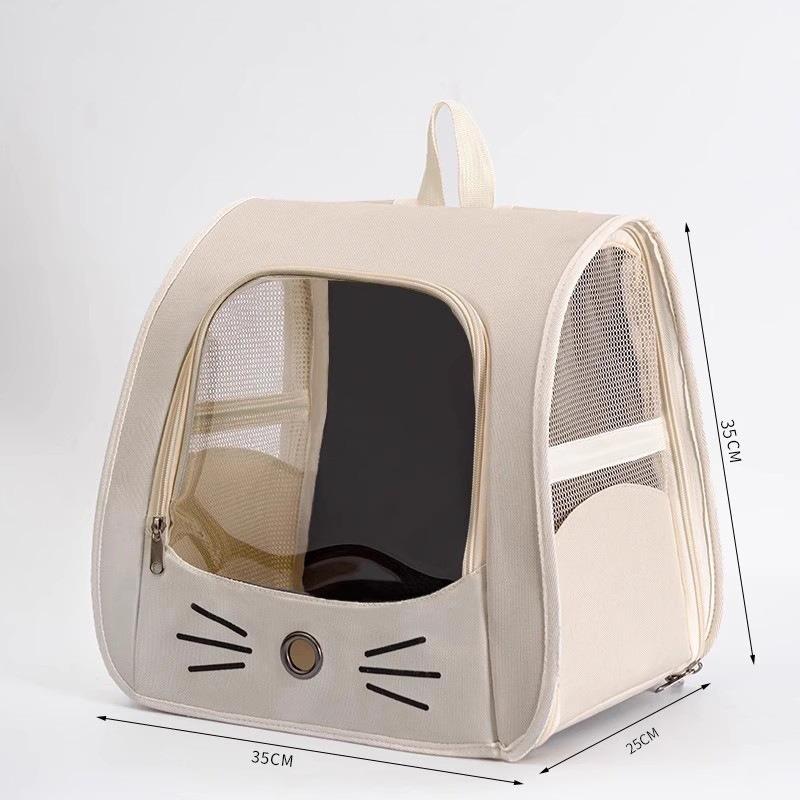 Pet backpack cage anti-scratch cat bag, going out travel folding bag car soothing cabin