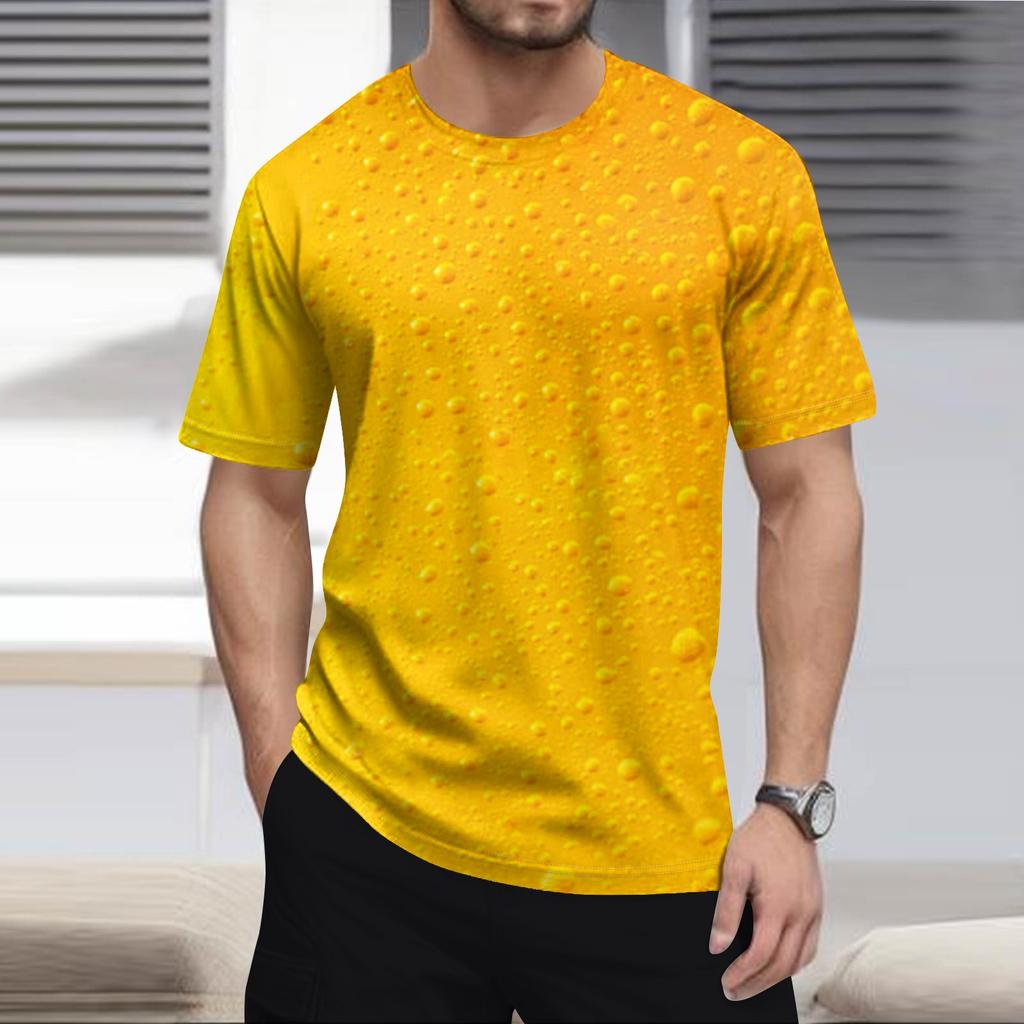 Мужская модная футболка, уличная повседневная одежда с коротким рукавом