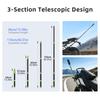 Motorcycle Video Extension Bar Adjustable Length From 50cm To 110cm Perfect For Capturing Scenic Outlooks