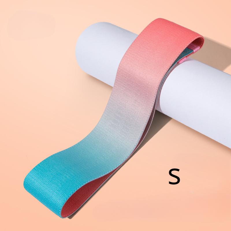 Hüftkreis Elastisches Fitness Squat Bein Widerstandsband Rutschfest Po Missbrauch Kreis Zuhause Yoga Übung Farbverlauf Schöner Po Kreis