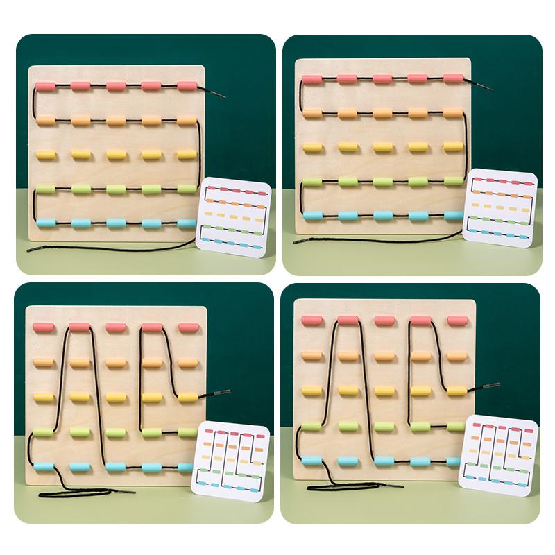 Fun and Educational Rope Toy, Hand-eye Coordination Training, Baby Early Education Enlightenment Game