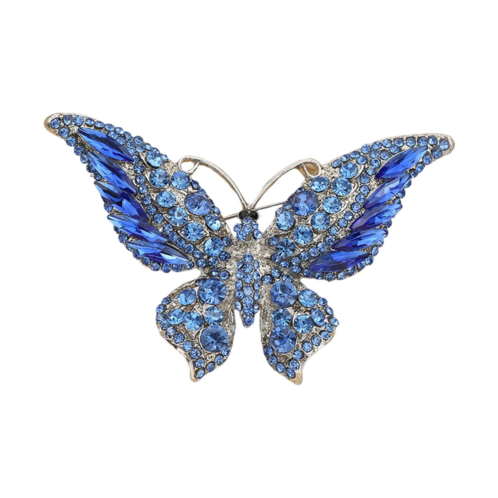 

Элегантная эмалевая брошь-бабочка, винтажные дизайны со стразами для женщин, ювелирные аксессуары, идеи для подарков 6