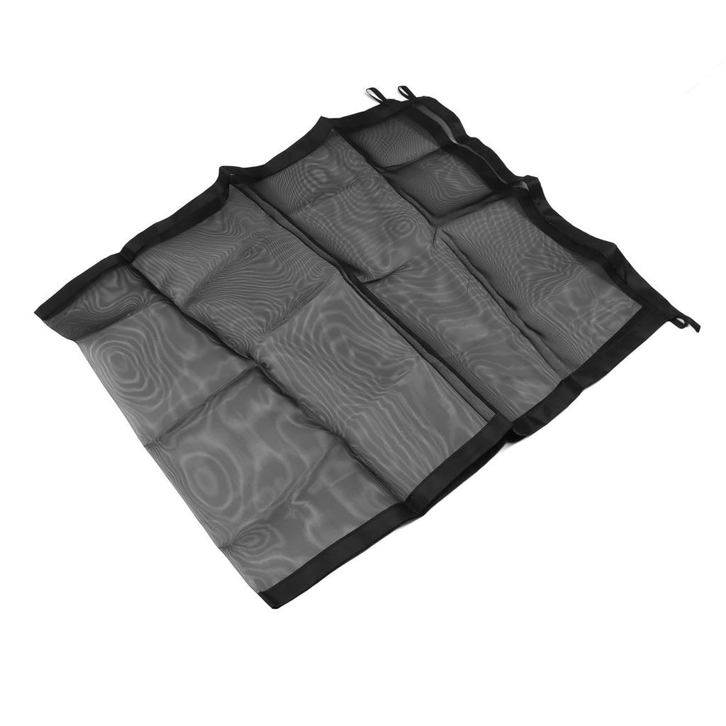 Pet Mesh Gate Foldable Protective Multi Functional Cat Dog Safety Gate for Stairs Doorway Black