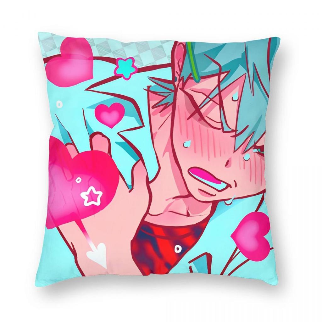 Alien Stage Anime Kissenbezug Druck Polyester Kissenbezug Geschenk Dekokissenbezug Bezug Auto Reißverschluss 45*45cm