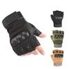 Men's Tactical Half-Finger Gloves: Protective, Non-Slip, Wear-Resistant for Outdoor Sports, Combat, Fitness, and Cycling.