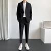 Completo casual da uomo stile coreano vestibilità ampia primavera autunno giacca leggera bella fresca