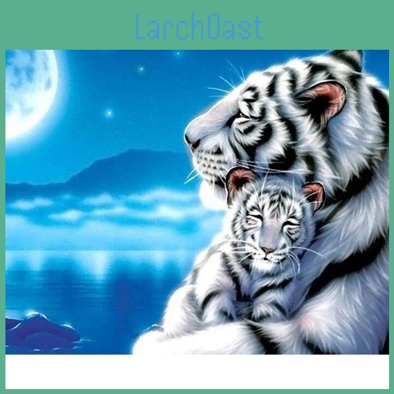 Diamond Moonlight Tiger Painting Diamond Mosaic Picture Stitch Embroidery Pattern Embroidery