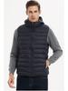 Men's Winter Hooded Down Cotton Vest Waistcoat