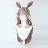 Wonder Acute Cosplay Wig, Ash Pink and White Mix, Perfect for Costumes, Halloween Events, and Photoshoots (Body, Ears, and Tail)