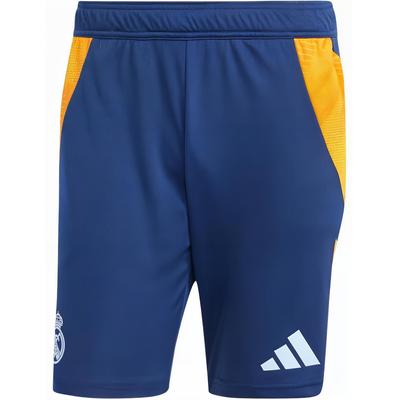 SS24 Real Madrid Series Color Block Striped Comfortable Fashionable Breathable Football Pants Men Bottoms Navy-Blue IT5105