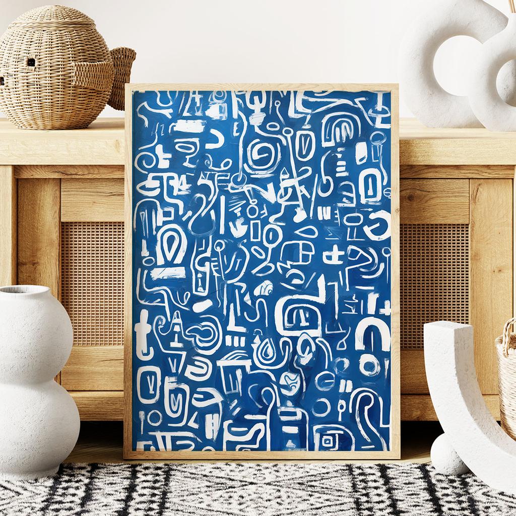Poster Blue Paintings