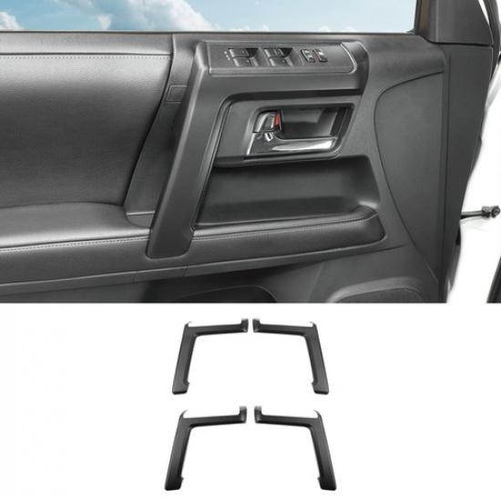 Side Door Armrest Handle Strips Decor Cover Panel Frame Trim For 4runner 2010+