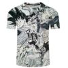 Men's Women's T-shirt with Tiger Lion Leopard Portrait Pattern 3D Digital Print Loose Short Sleeved Top T-Shirts Men’s
