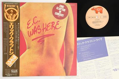 LP Record ERIC CLAPTON  EC Was Here MW2141 RSO 1975 Japan Obi Rock Used