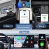 2 in 1 Android Auto Wireless Carplay Adapter Smart Mini Ultra BT WIFI Usb Dongle AI Box Plug & Play for 99% Factory Wired Cars