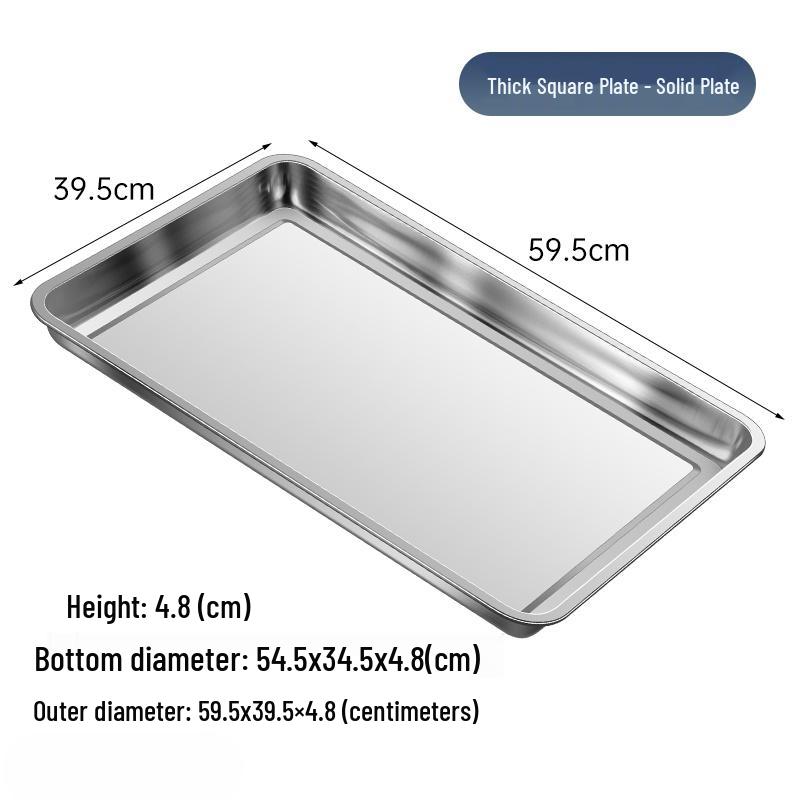 

Tangyu Stainless Steel Rectangular Serving Tray