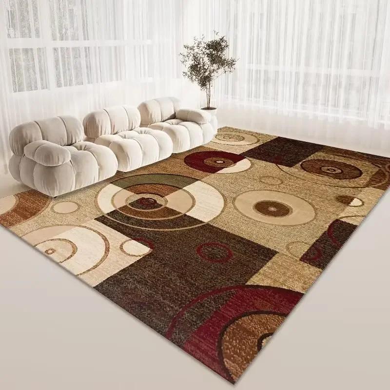 

Скандинавские геометрические ковры для спальни, ковры большой площади для гостиной, нескользящий фланелевый коврик для гардеробной, прямоугольный мягкий ковер для отдыха 60*90cm