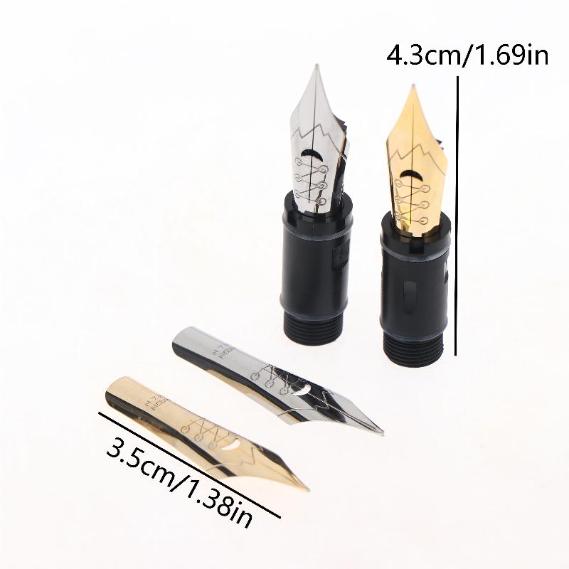 Kreativ Für Majohn P136 P137 P138 P139 Nr.6 Solf Flex Federgriffstück Füllfederhalter Kupferstich Es Er Runder Körper Spitze Feder