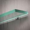 4 Stück Mehrzweck-Verstellbare Glas-Klemmenhalter für Vitrinen Schränke und Paneele aus robusten Zinklegierungs-Materialien