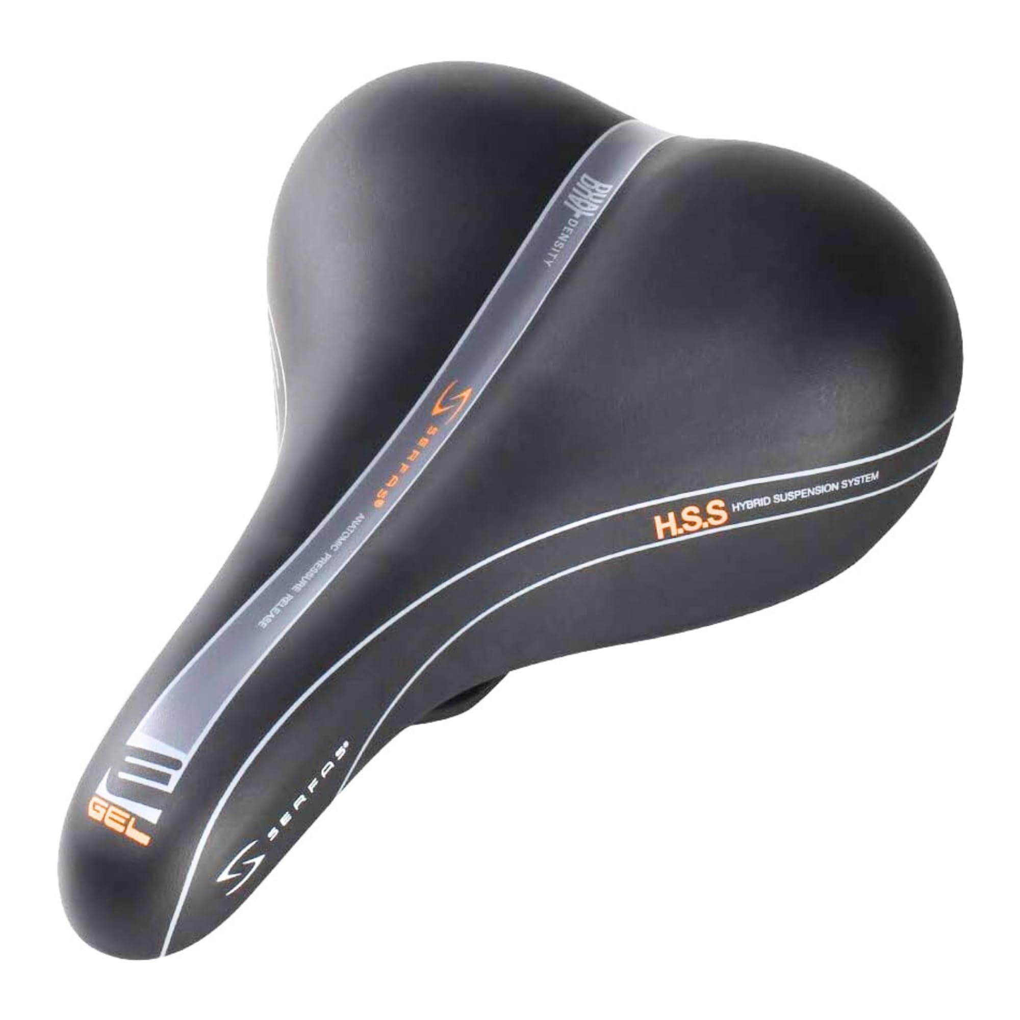 SERFAS Saddle Igel Dual Density 260x178mm Black чёрный