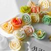 New Rose Flower Candle Silicone Mould DIY Mini Flower Soap Gypsum Crafts Resin Cement Mold Chocolate Ice Cube Baking Tool