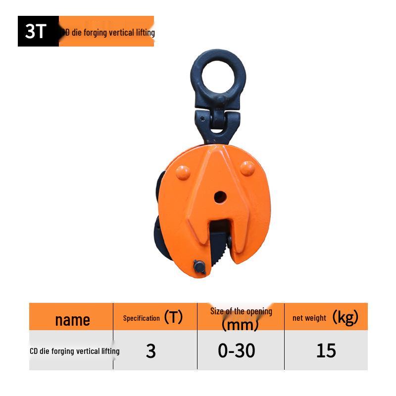 Chenghua Juli Multi-Purpose Lifting Clamp: 1T-5T Capacity for Horizontal, Vertical & Flat Steel Plates