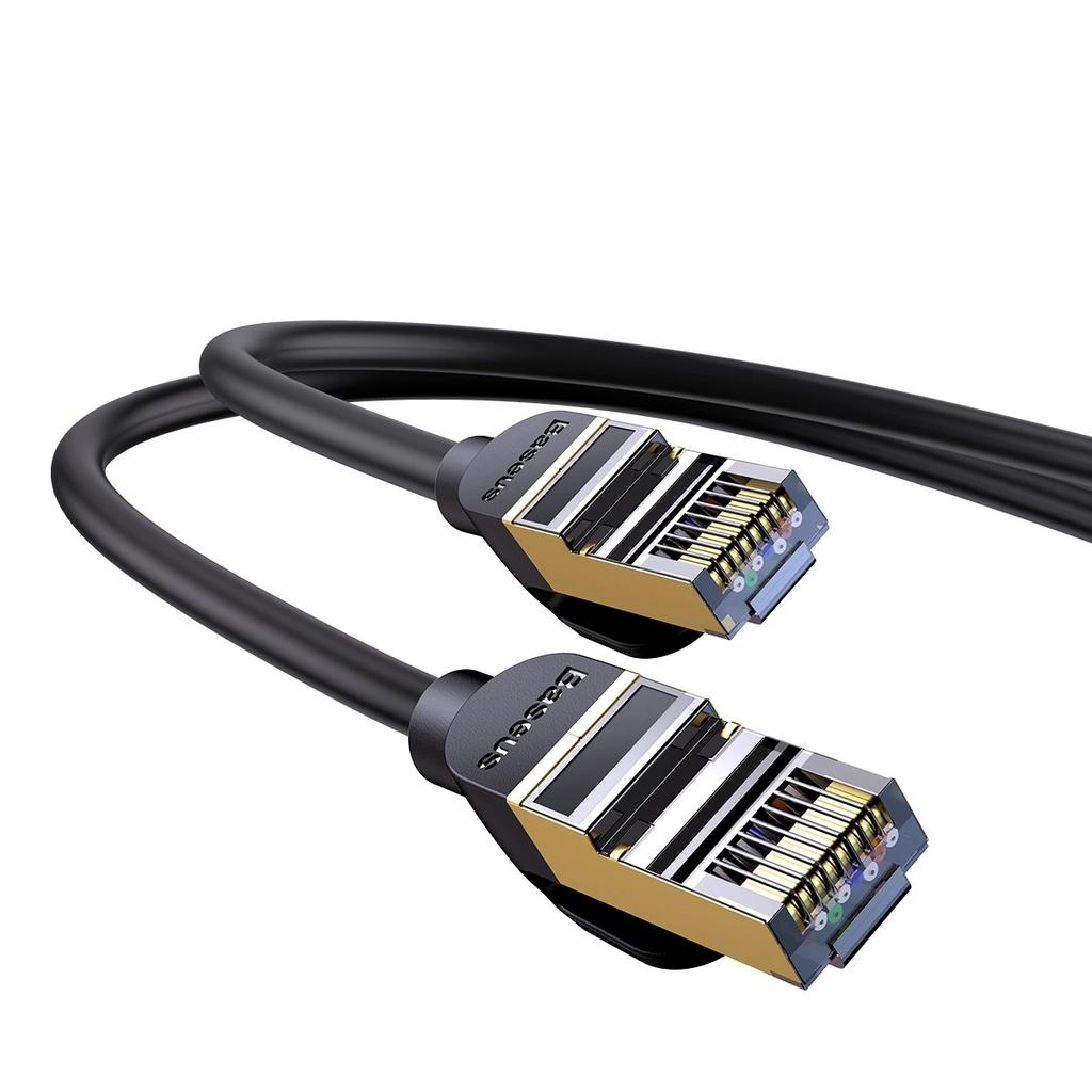 Baseus Speed Seven RJ45 Ethernet Cable 10Gbps 5m Black (WKJS010501)